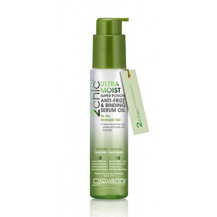 Giovanni Ultra Moist Super Anti Frizz Oil Avocado Serum 81Ml
