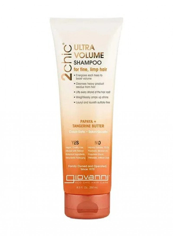 CHIC ULTRA VOLUME FOR FINE, LIMP HAIR PAPAYA + TANGERINE BUTTER SHAMPOO 250 ML