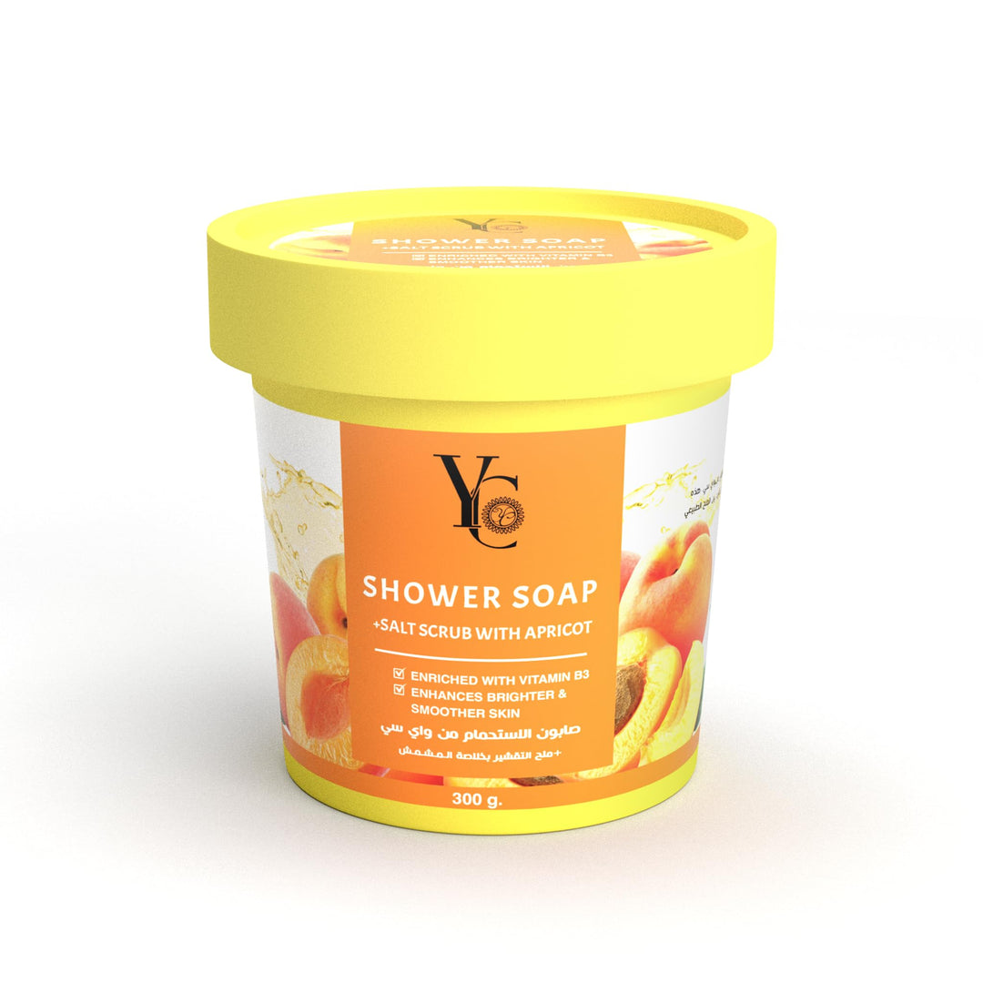 YC shower soap +salt scrub with apricot 300 g