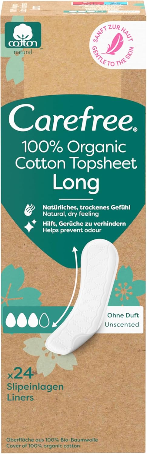 فوط كيرفري أورجانيك القطنية الطويلة 24 قطعة