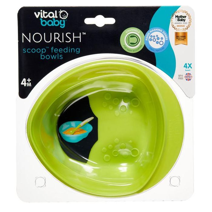 Vital Baby Feeding Bowls 4+M Nourish Scoop-444170
