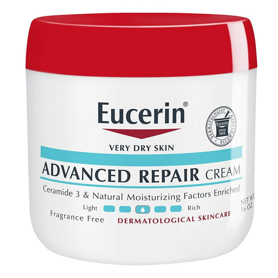 Eucerin Advanced Repair Cream Fragrance Free Body Lotion for Dry Skin - 454g