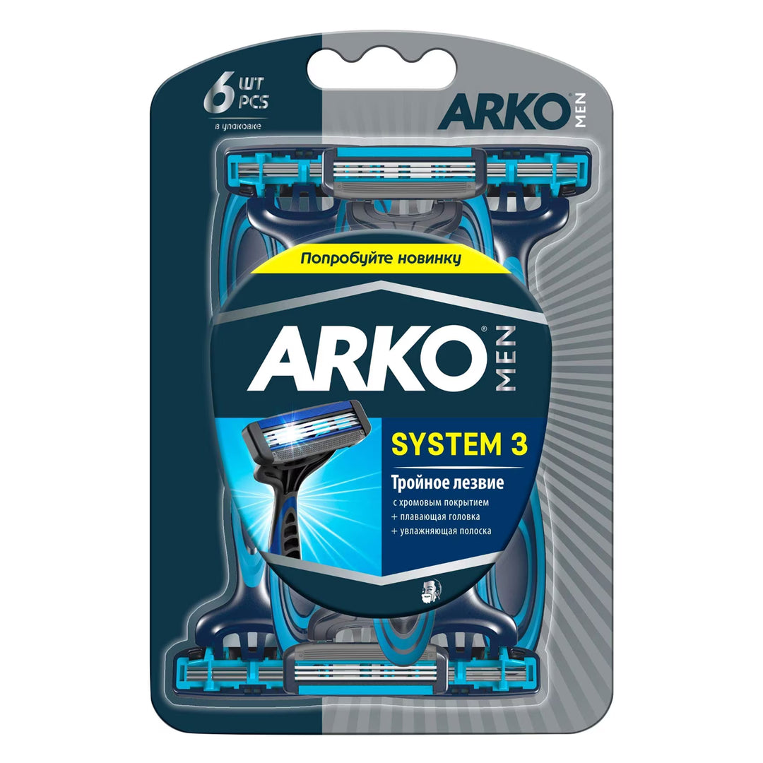 Arko Men Pro 3 Shave Blade 6 Pcs