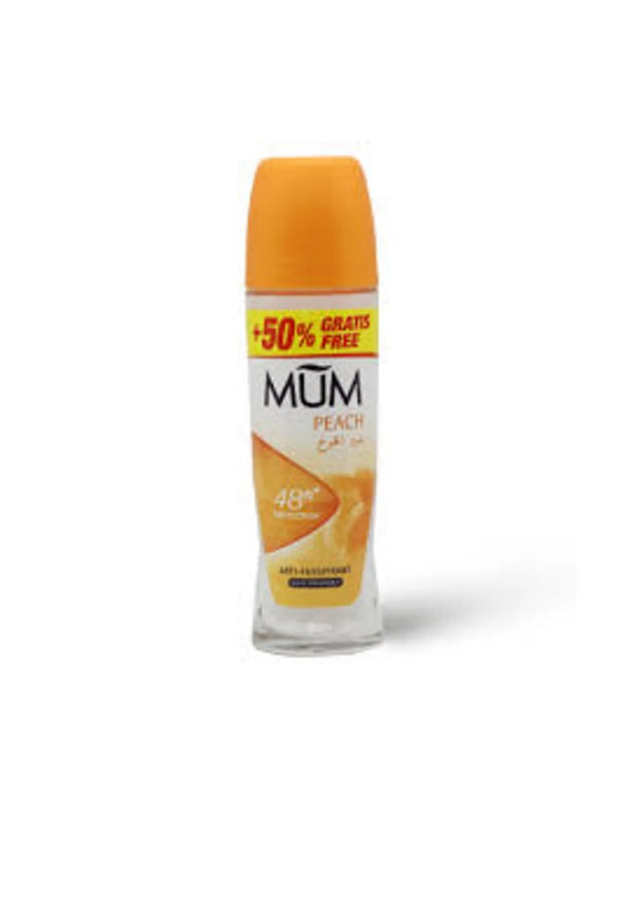 Mum Peach Roll-On Deodorant 75Ml