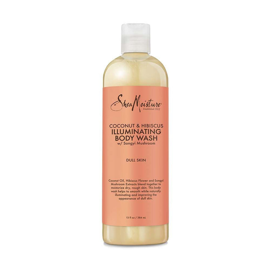 Shea Moisture Coconut & Hibiscus Illuminating Body Wash Dull Skin 384ml