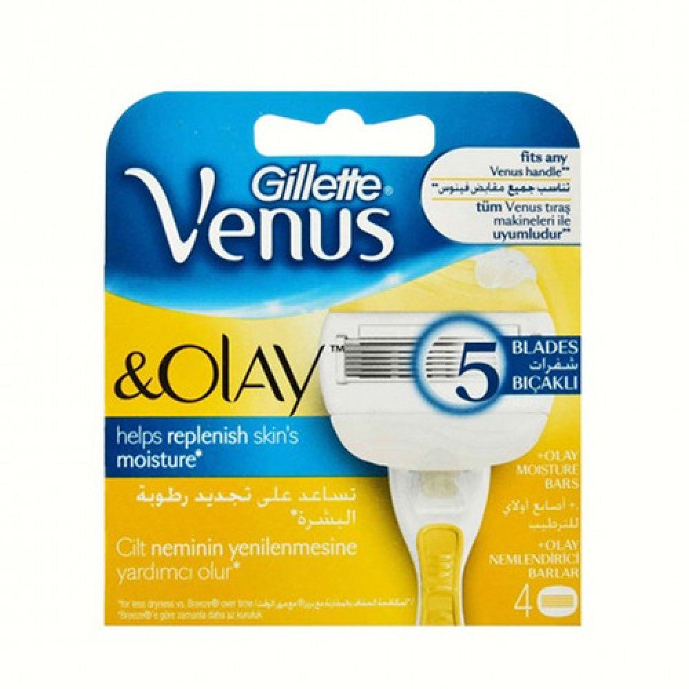 Gillette Venus Olay Comfortglide 5 B Shaving 4 Pcs
