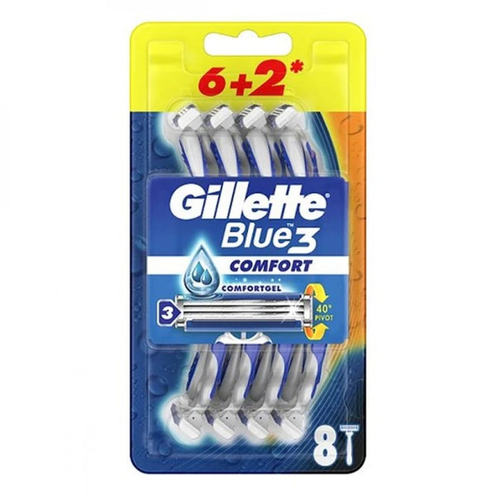 Gillette Blue 3 Comfort Shaving 6+2