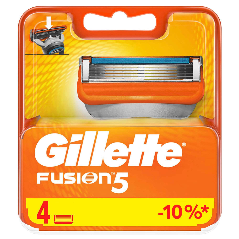 GILLETTE FUSION 5 10% OFF BLADES 4 PCS