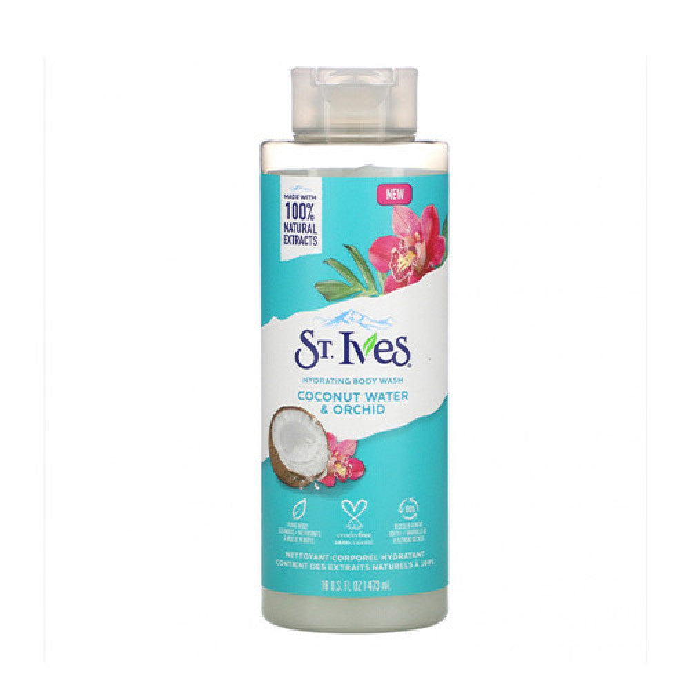St. Ives, Body Wash, Hydrating, With Coconut & Orchid - 473 Ml