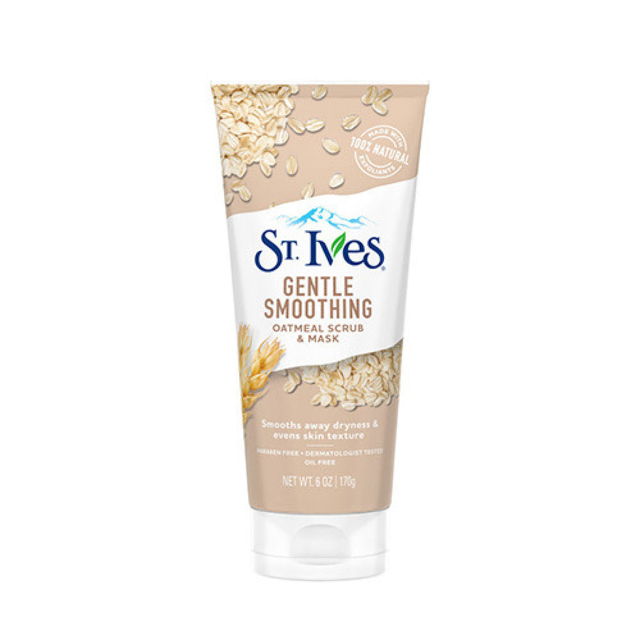 St. Ives Gentle Smoothing Face Scrub and Mask Oatmeal, ONE , 6 oz
