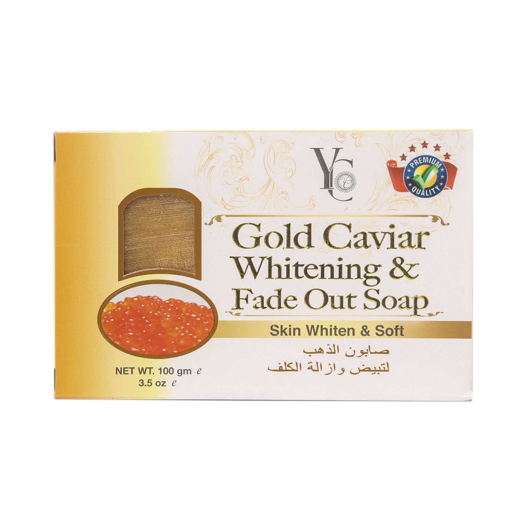 صابونة تبييض البشرة واي سي جولد كافيار 100 جرام