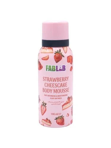 Fab Lab Strawberry Body Mousse - 100 Ml