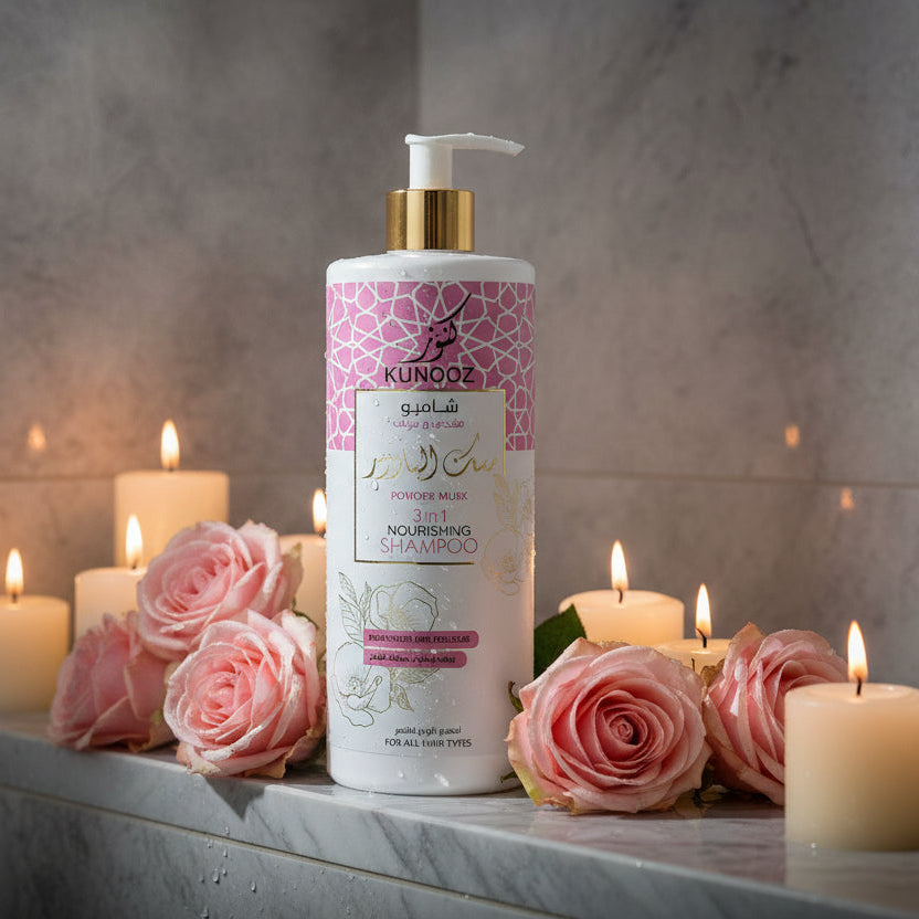 KUNOOZE Shampoo  Treatment 3in1 750ml - Powder Musk