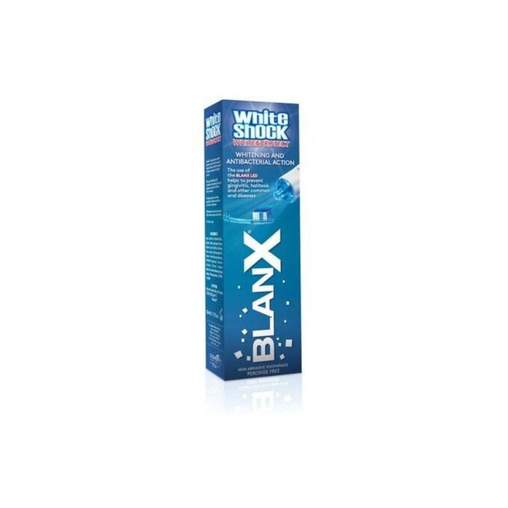 BLANX WHITE SHOCK WHITE&PROTECT TOOTHPASTE 50 ML