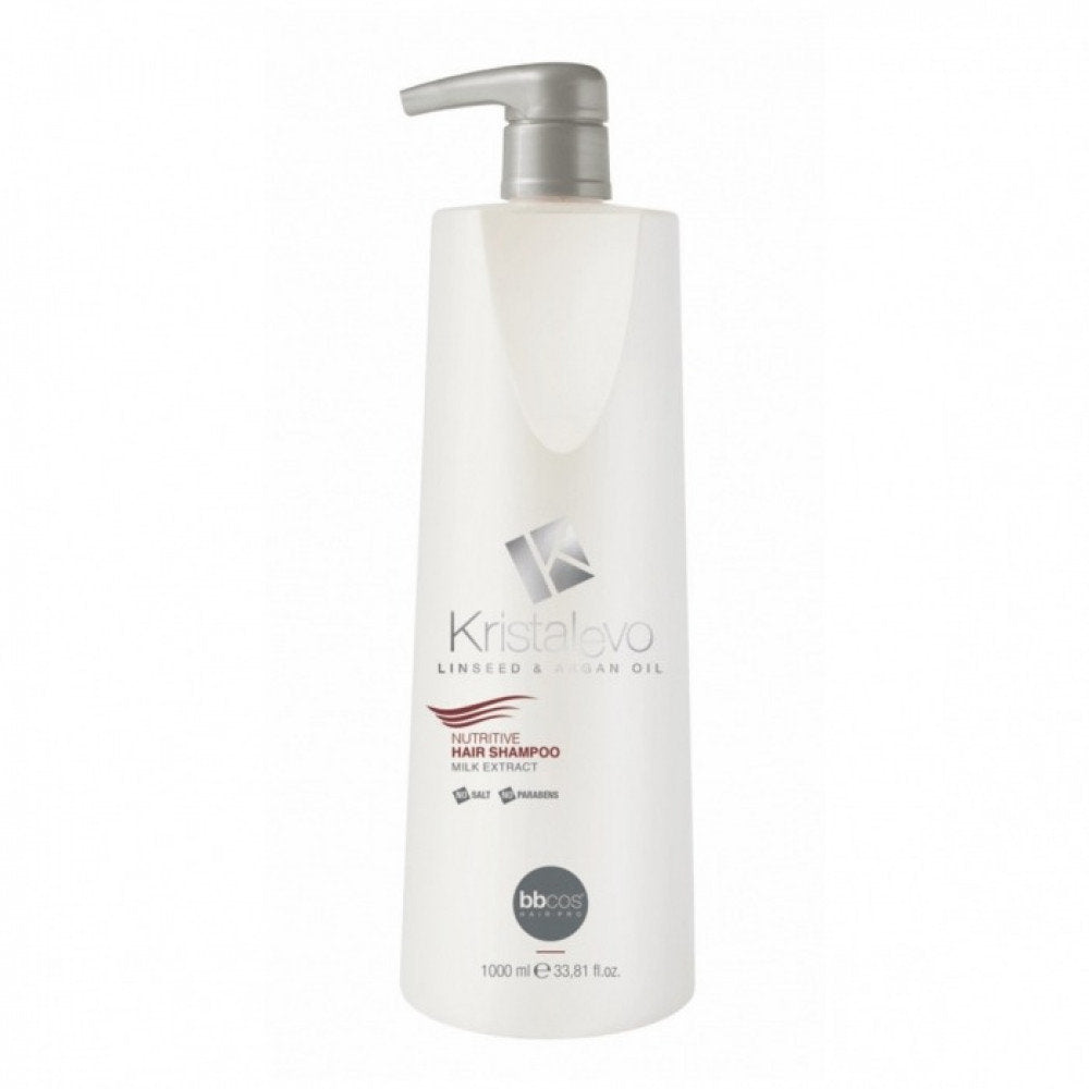 CRYSTAL EVOA SHAMPOO WITH MILK FOR ALL HAIR TYPES 1000 ML