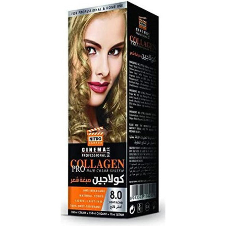 Nitro Canada Cinema Collagen Hair Color Light Brown 8.00