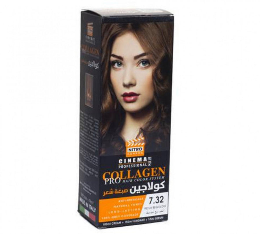 Nitro Canada Cinema Collagen Hair Color Medium 7.32