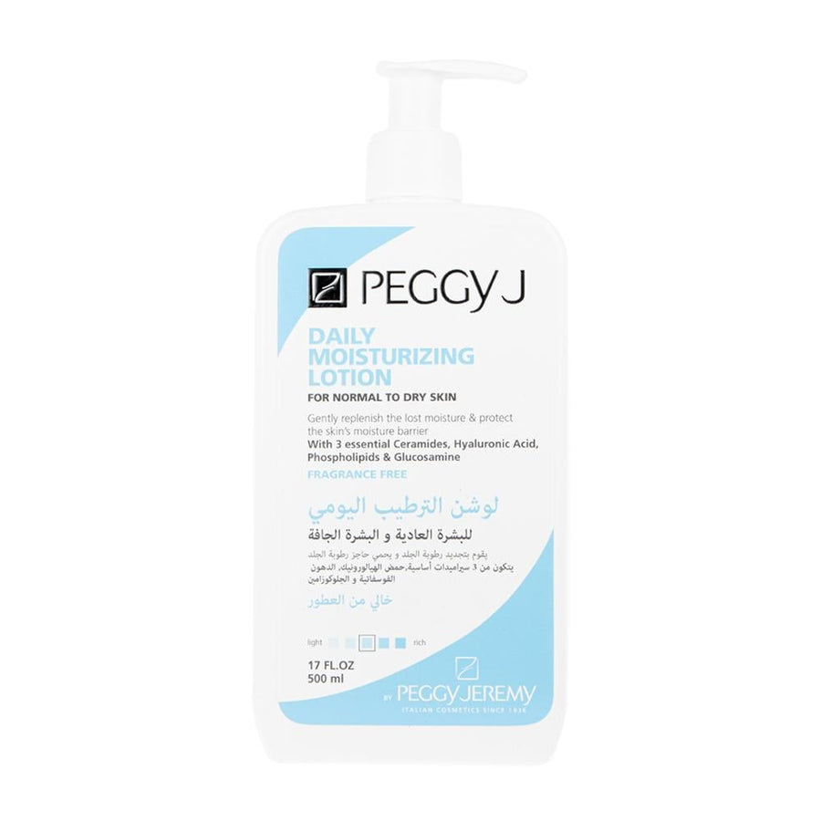 Peggy J Daily Moisturizing Lotion For Normal To Dry Skin 500Ml