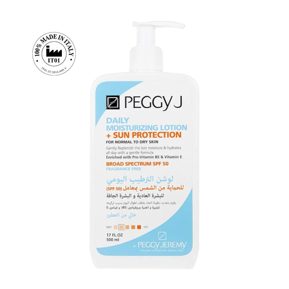 Peggy J Daily Moisturizing Lotion +Sun Protection 500Ml
