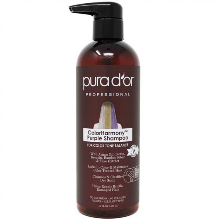 PURA DOR PROFESSIONAL COLOR HARMONY PURPLE SHAMPOO 473 ML