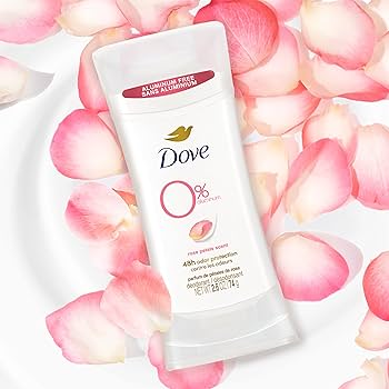 مزيل عرق دوف 0% ألومنيوم مع خلاصة الورد 74 جرام