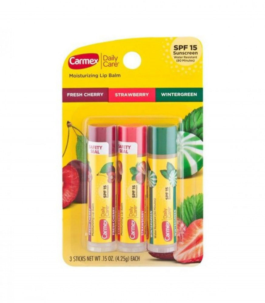 Carmex Lip Balm 3 Stick 4.25 G Each