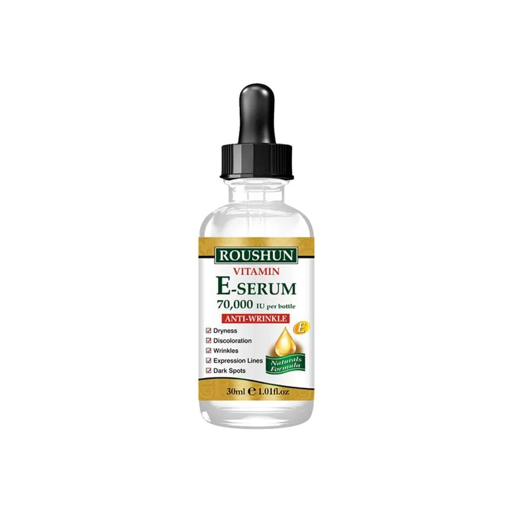 Roushun vitamin E serum 30ml for skin nourishment and hydration at MALSA