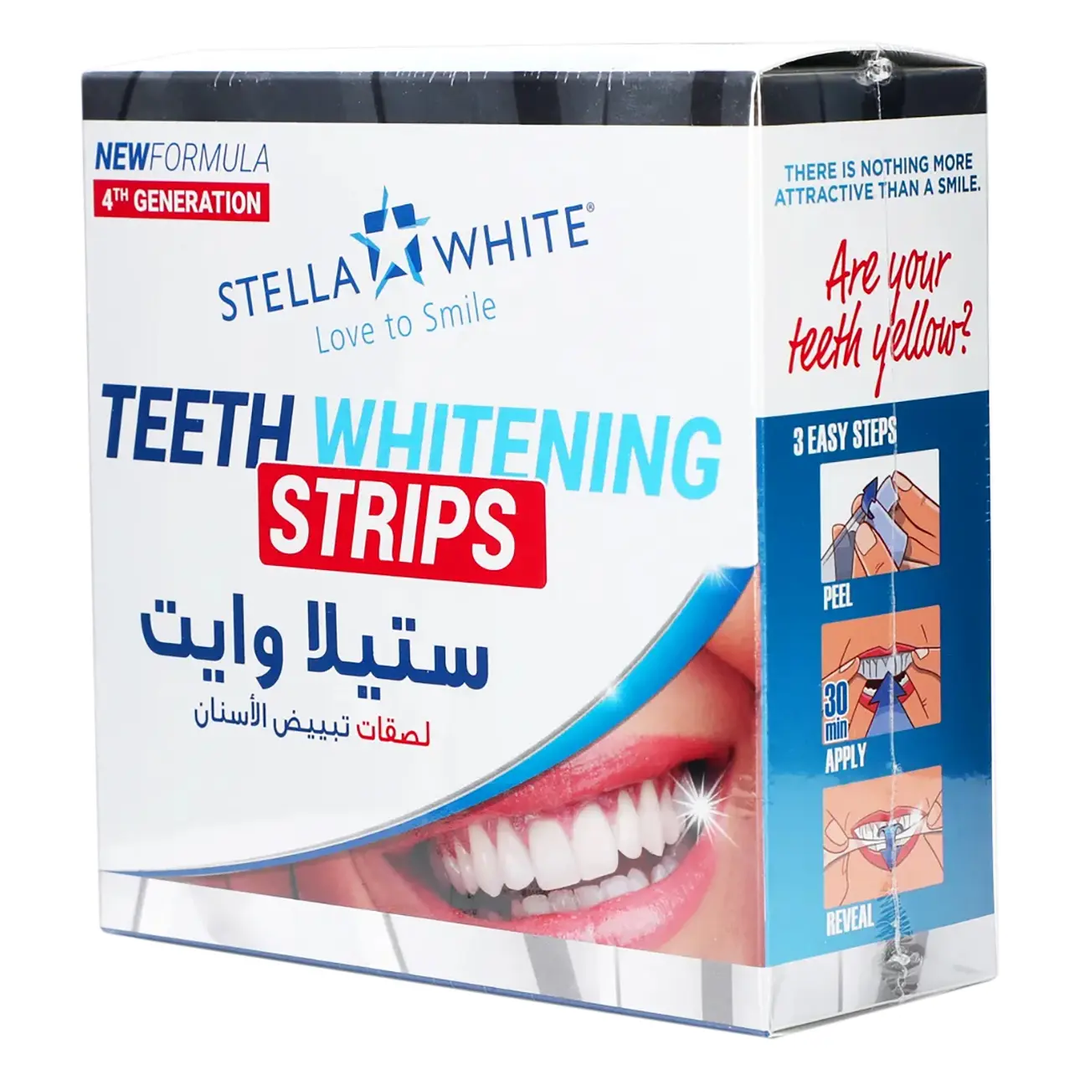 Stella White Teeth Whitening Stripes New Formula