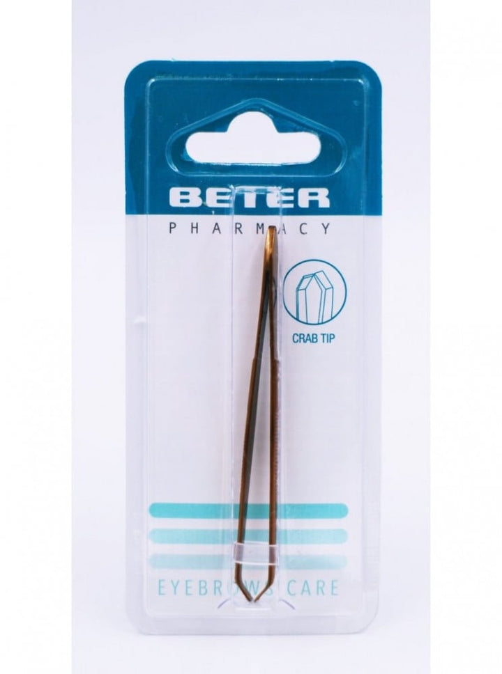 BETER TWEEZERS HAIR PUNTA CRAB COPPER