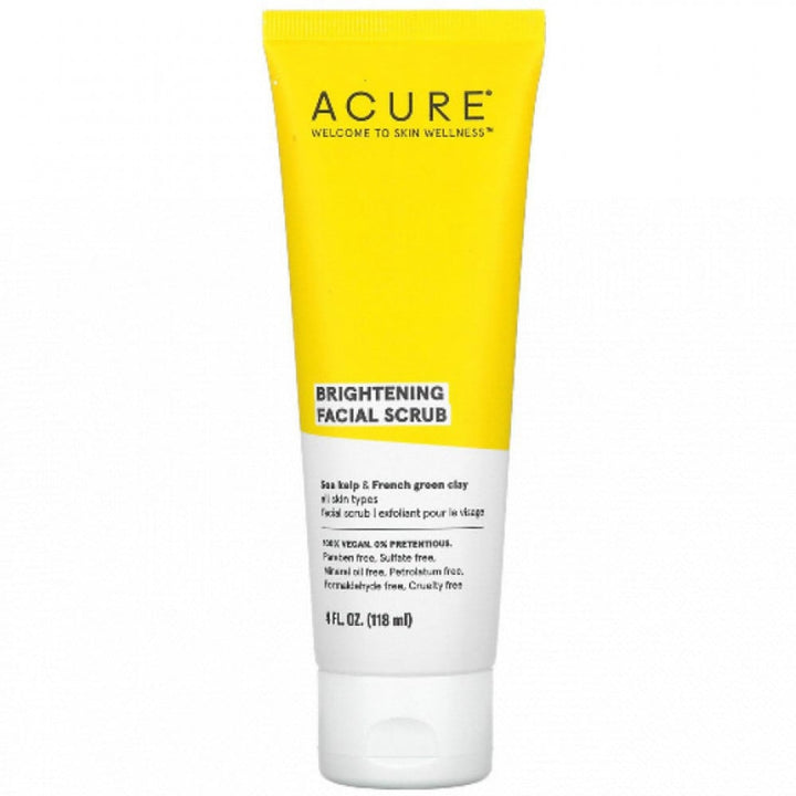 Acure Brightening Facial Scrub - 118ml