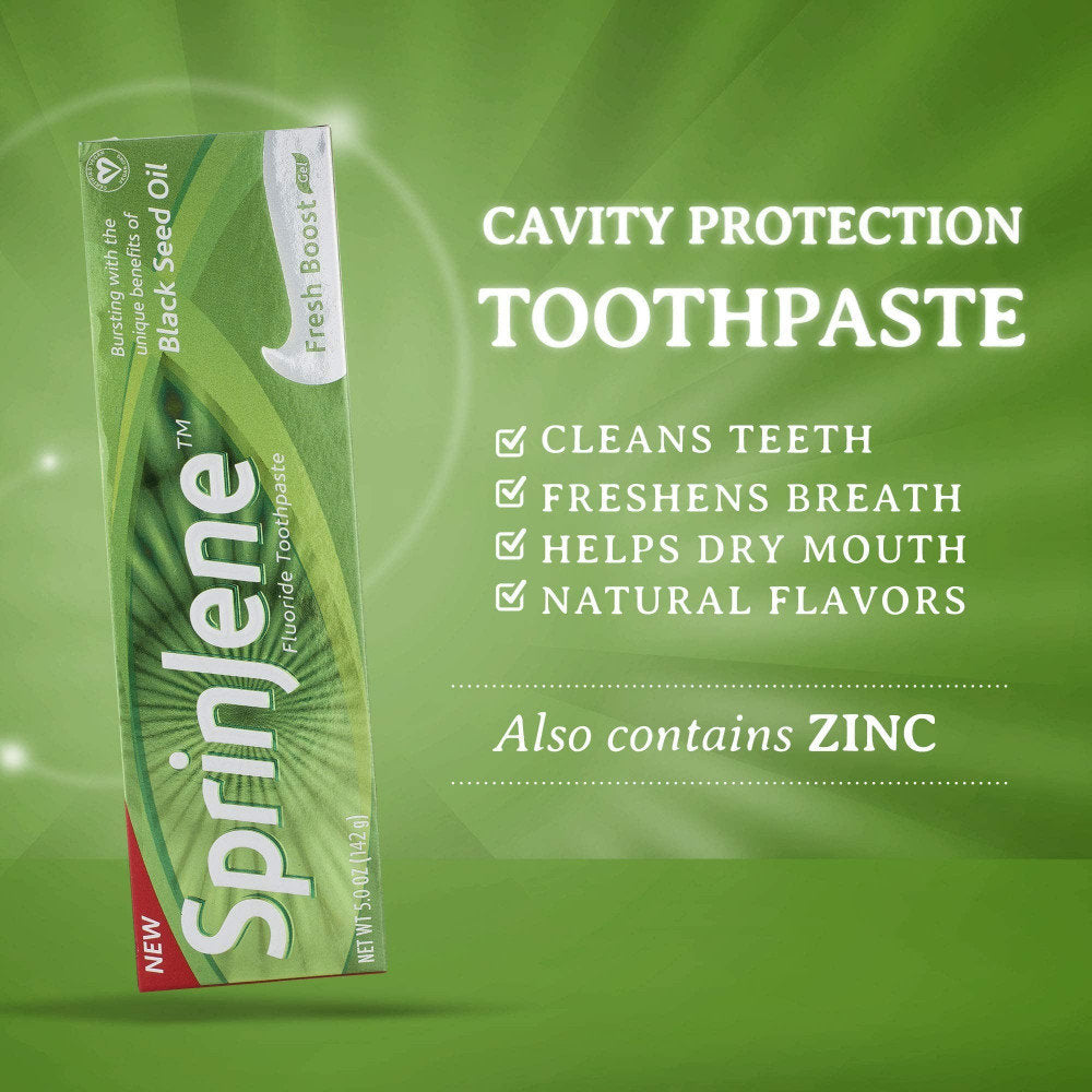 Sprinjene Fluoride Toothpaste Fresh Boost 142 G