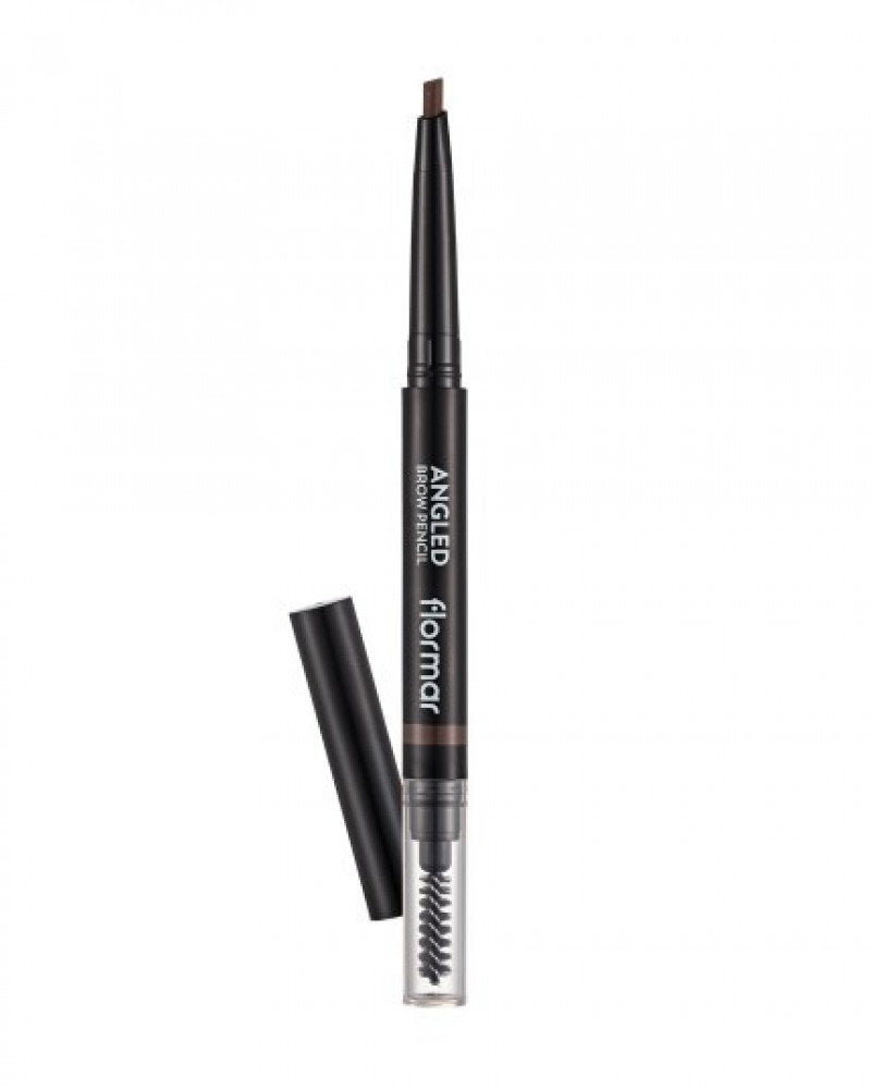 Flormar Angled Eyebrow Pencil And Brush-02 Light Brown