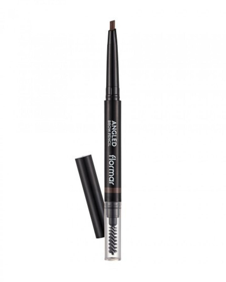 Flormar Angled Eyebrow Pencil And Brush-02 Light Brown