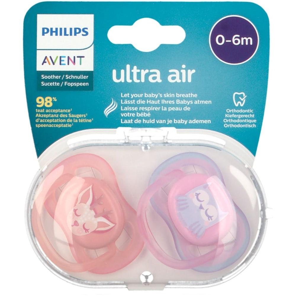 Avent Ultra Air Freeflow Soother 0-6M X2