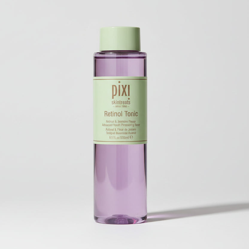 PIXI Retinol Tonic 250ml for gentle nighttime toning and smoother looking skin at MALSA
