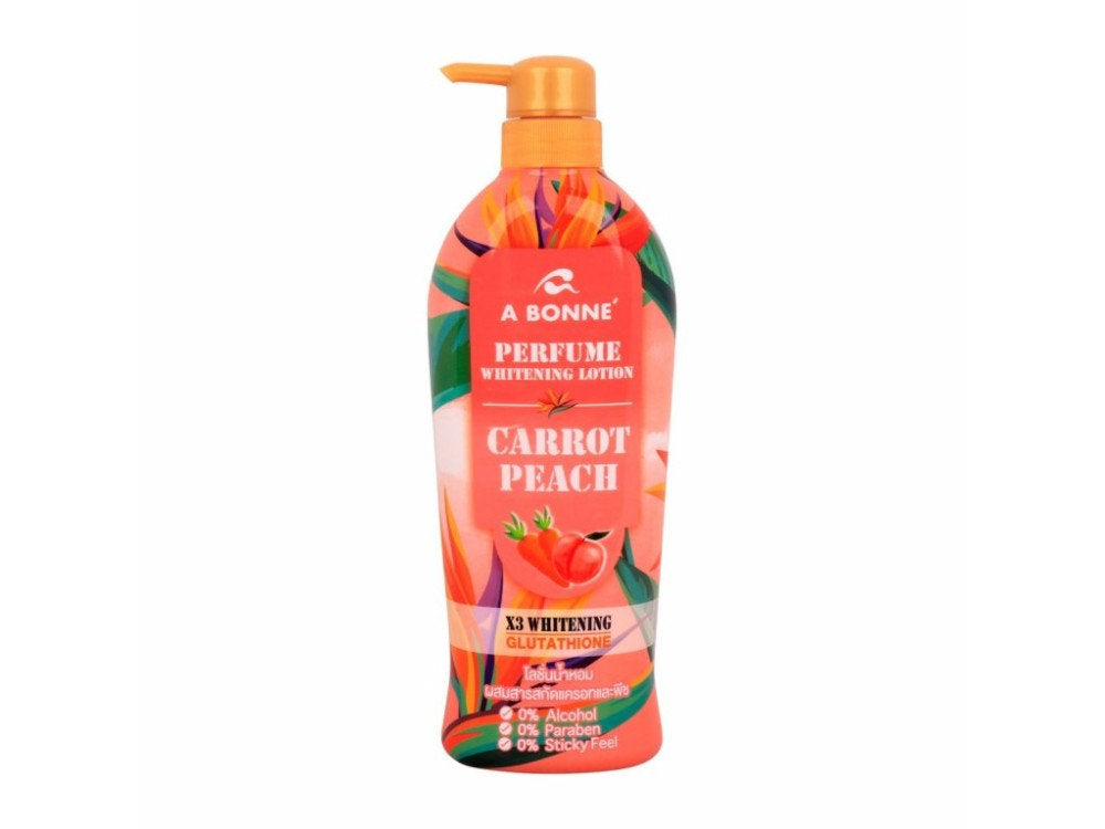 A Bonne Perfume Whitening Lotion Carrot Peach 500Ml