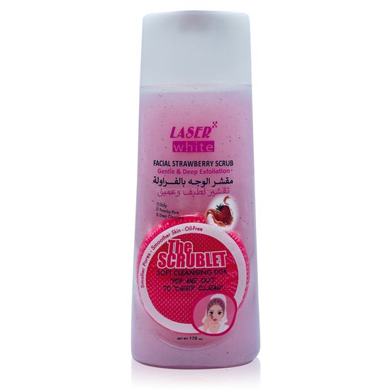 Laser White Strawberry Facial Scrub 175 ml