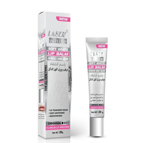 Laser White Soft White Lip Balm 20 g