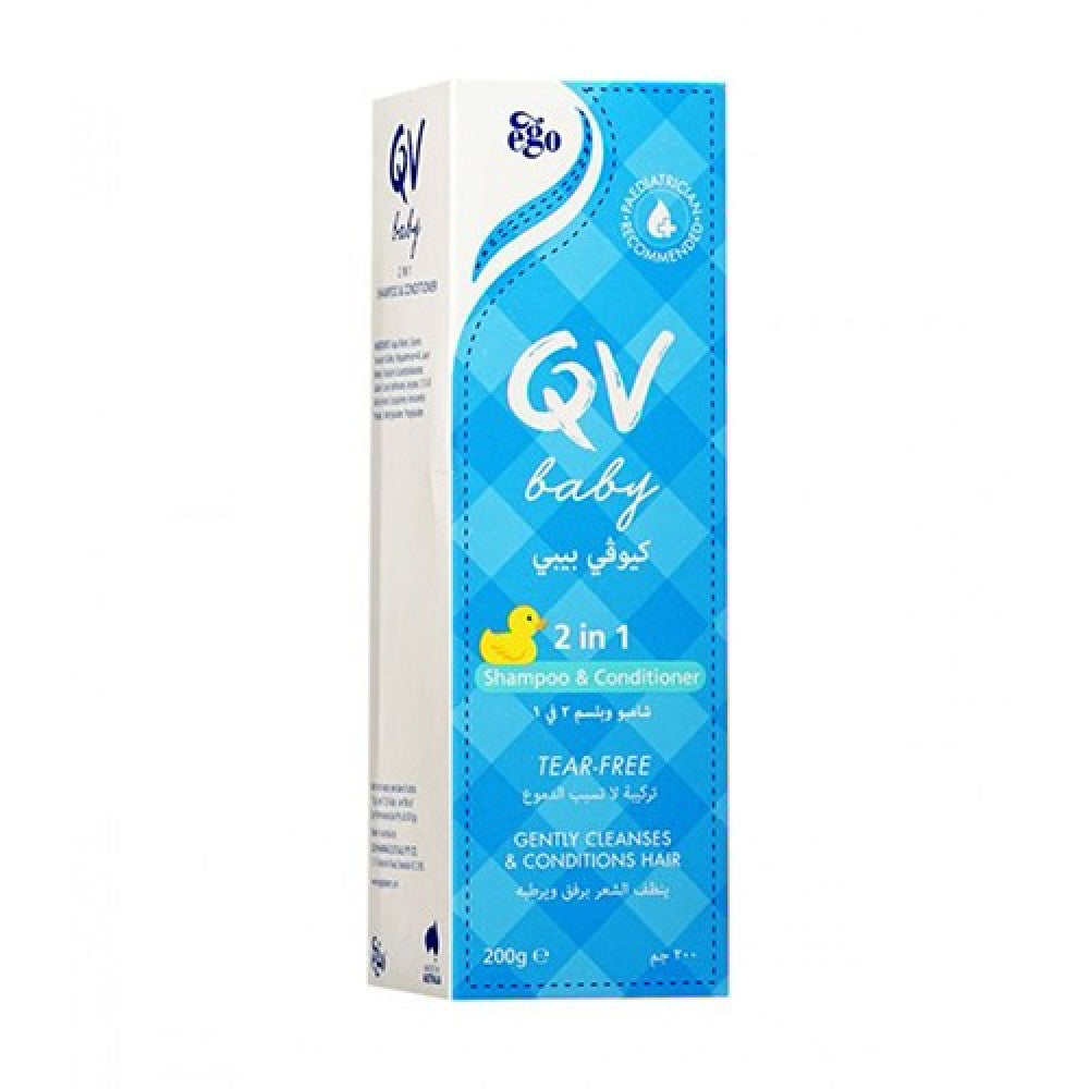 Qv Baby Shampoo & Conditioner Tear-Free 200 G