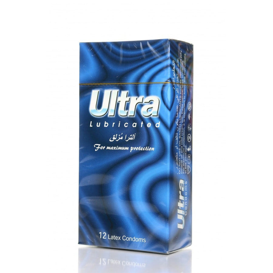 Ultra Condoms 12 Pcs Lubricated Latex