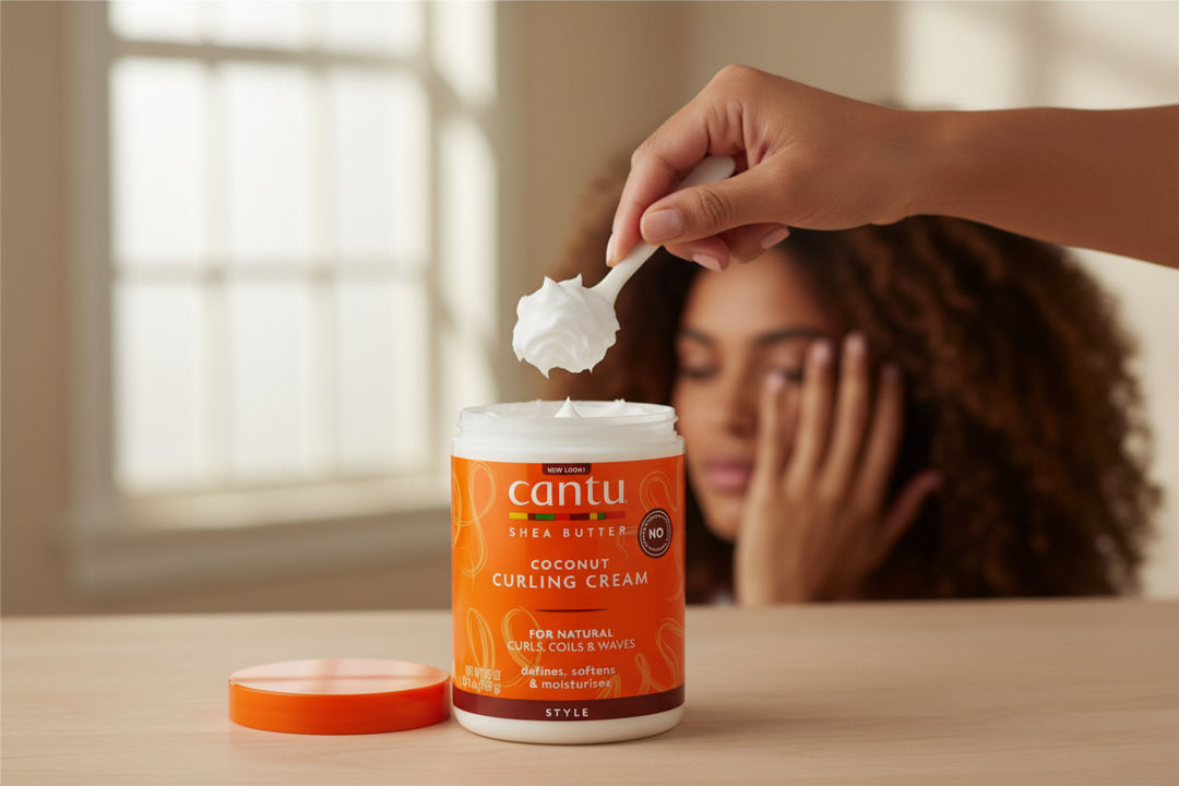 كريم كانتو بجوز الهند لتجعيد الشعر، 709 غرام، لتجعيدات شعر محددة ومرطبة والتحكم في الهيشان، متوفر لدى ملسا