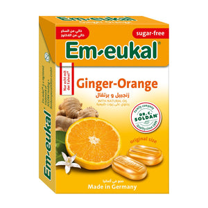 Em-eukal Ginger-Orange sugar free box