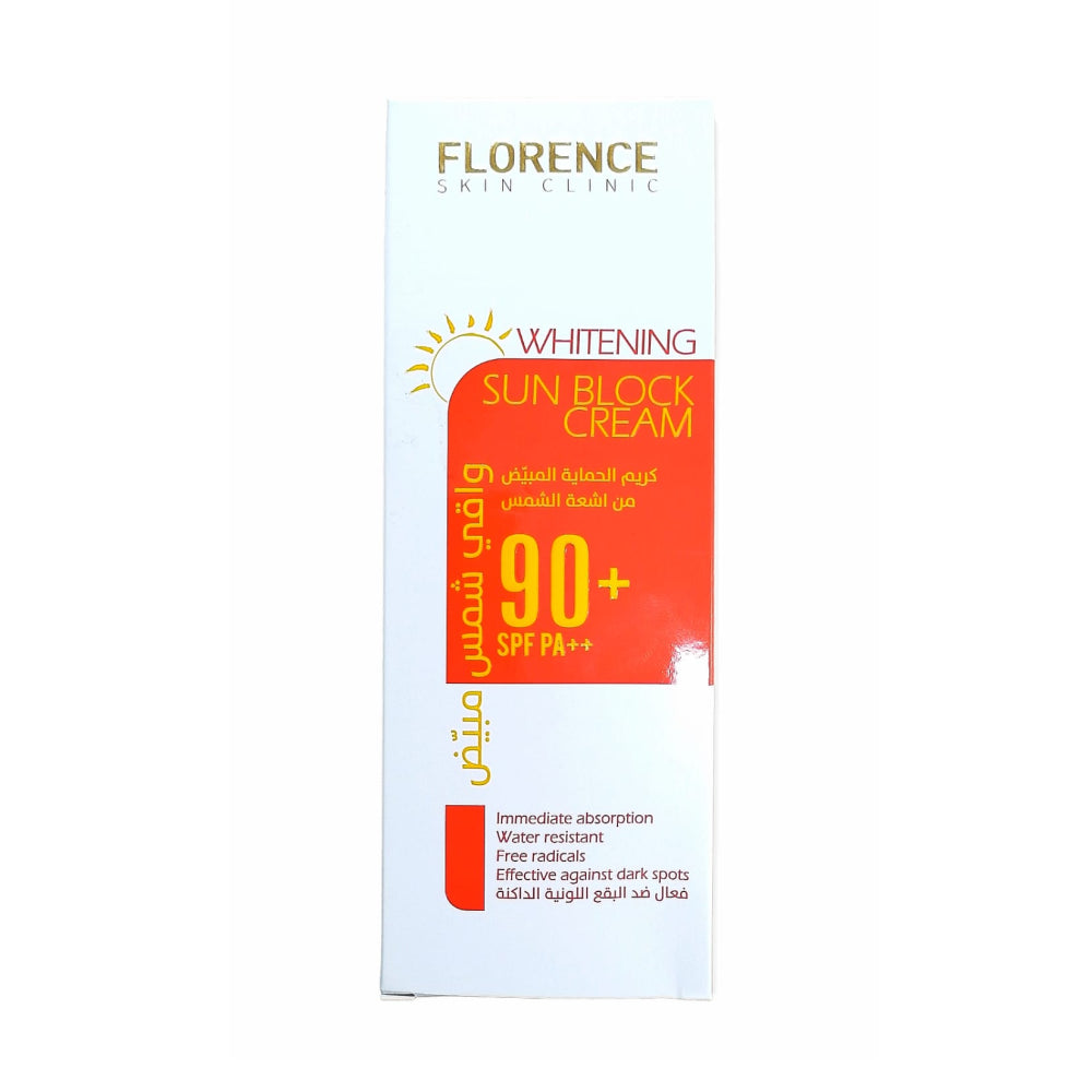 Florence Whitening Cream Sun Block 90 + 100 Ml