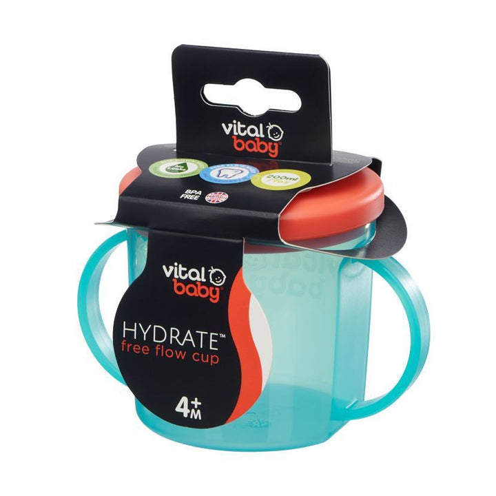 Vital Baby Hydrate 4+M-444131 Free Flow Cup 200Ml