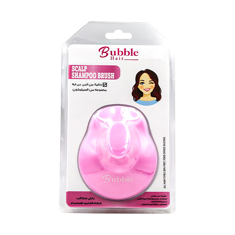 Bubble Scalp Shampoo Brush  Pink