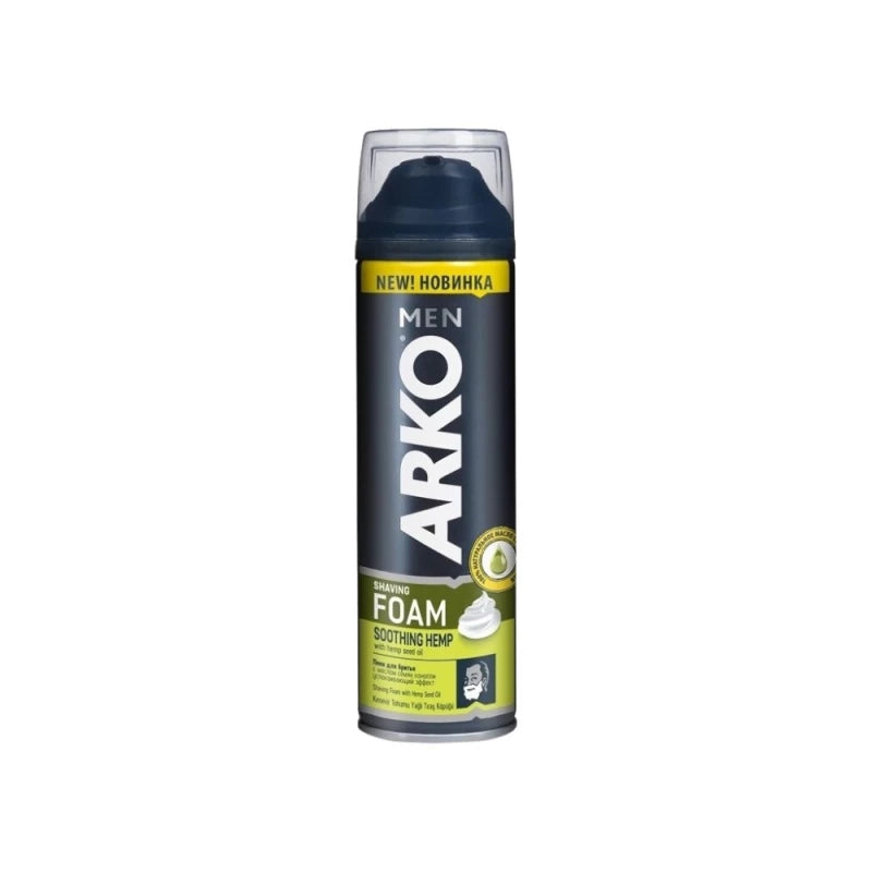 ARKO Shaving Foam Soothing Hemp 200 Ml