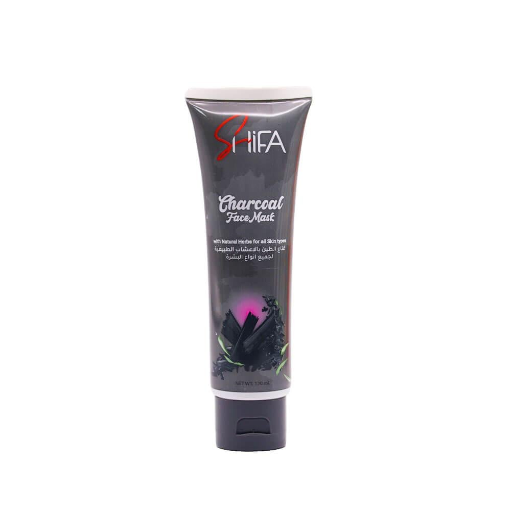Shifa Charcoal Face Mask With Natural Herbs For All Skin Types 120Ml