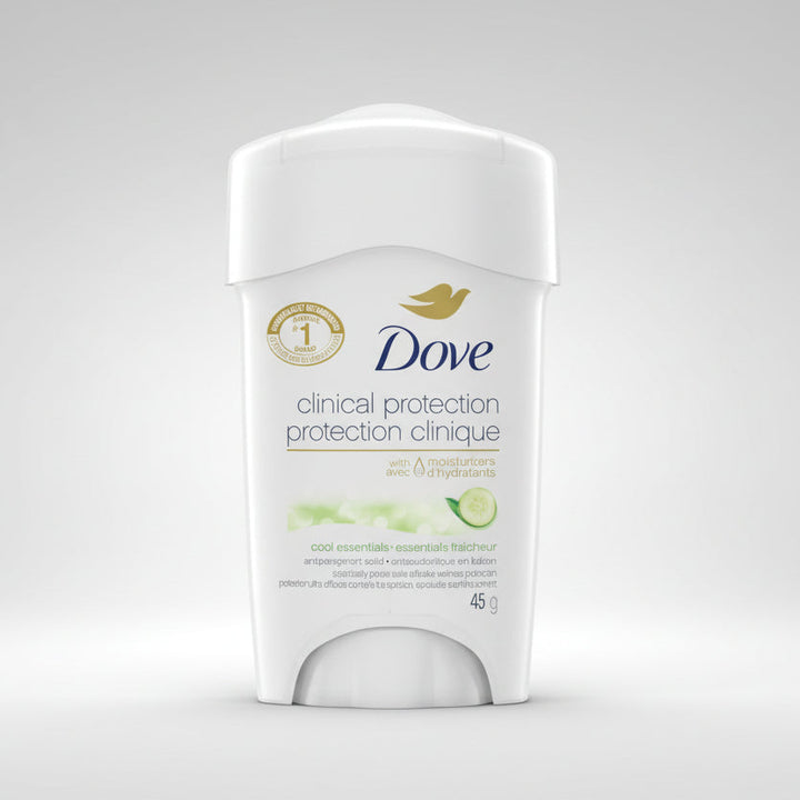 Dove Clinical Protection Cool Essentials deodorant 48g for strong sweat control at MALSA