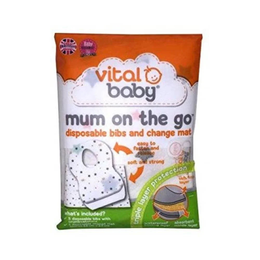 Vital Baby Disposable Bibs (20 Pack)  4+ Months