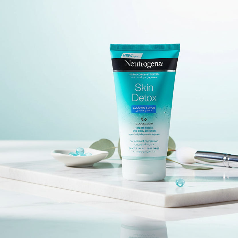 مقشر نيتروجينا المنعش للبشرة 150 مل لتنظيف المسام بعمق وإنعاش البشرة متوفر لدى ملسا